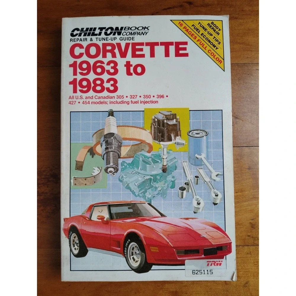 1963-1983 Corvette Chilton Repair‎ and Tune-Up Guide Service Shop Manual